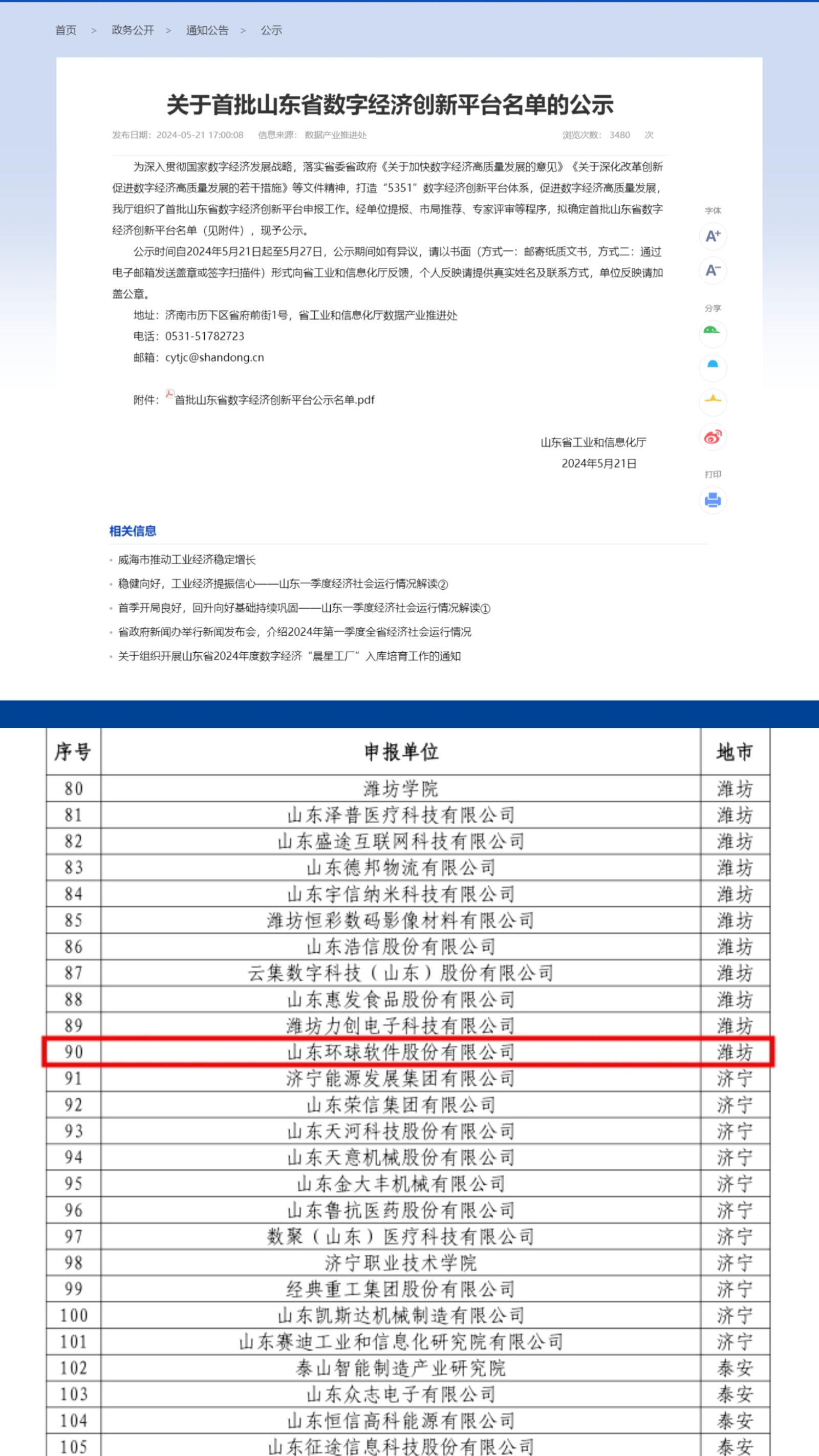 喜報++！環(huán)球軟件成功入選省級首批數(shù)字經(jīng)濟(jì)產(chǎn)業(yè)創(chuàng)新中心